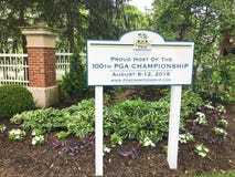 PGA Championship Sign for 100th Championship