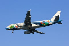 PGV Airbus A320-200 of Bangkokairway airline Royalty Free Stock Photo PGV Airbus A320-200 of Bangkokairway airline Royalty Free Stock Photo