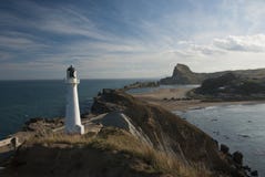 Phare de point de château photographie stock libre de droits Phare de point de château photographie stock libre de droits