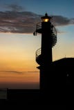 Phare de Zadar, Croatie au coucher du soleil image libre de droits Phare de Zadar, Croatie au coucher du soleil image libre de droits