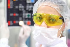 Pharmaceutical Technician At Work royalty free stock photos Pharmaceutical Technician At Work royalty free stock photos