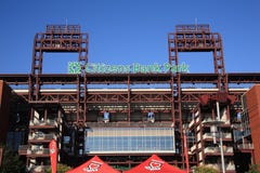 Philadelphia Phillies - het Park van de Bank van Burgers royalty-vrije stock afbeeldingen Philadelphia Phillies - het Park van de Bank van Burgers royalty-vrije stock afbeeldingen