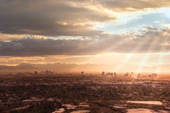 Phoenix,Az,USA; Aerial view royalty free stock image Phoenix,Az,USA; Aerial view royalty free stock image