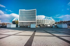 Photo de HDR de NSC Olympiyskiy, situaded à Kiev image stock Photo de HDR de NSC Olympiyskiy, situaded à Kiev image stock