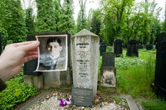 Photo of the Franz Kafka past the writers grave royalty free stock images Photo of the Franz Kafka past the writers grave royalty free stock images