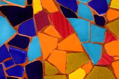 Photo Of Ceramic Mosaic Pattern Made In The Summer Time In Spain Stock Photos