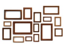 Photo or painting frames set vector illustration Photo or painting frames set vector illustration