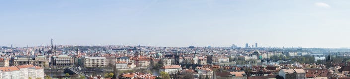Photo panoramique : Prague photographie stock libre de droits Photo panoramique : Prague photographie stock libre de droits
