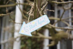 Easter Egg hunt wooden colorful sign with bunny royalty free stock images Easter Egg hunt wooden colorful sign with bunny royalty free stock images