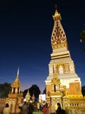 Phra που κέντρο μυαλού Phanom των ταϊλανδικών λαών στα βορειοανατολικά στοκ φωτογραφία με δικαίωμα ελεύθερης χρήσης Phra που κέντρο μυαλού Phanom των ταϊλανδικών λαών στα βορειοανατολικά στοκ φωτογραφία με δικαίωμα ελεύθερης χρήσης