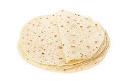 Piadina, Italiaanse tortillahoop royalty-vrije stock afbeelding Piadina, Italiaanse tortillahoop royalty-vrije stock afbeelding