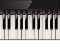 pianino szczegółowy klawiaturowy wektor royalty ilustracja pianino szczegółowy klawiaturowy wektor royalty ilustracja