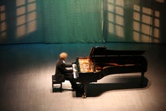 Pianist after the piano. On the scene Pianist after the piano. On the scene