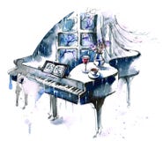 Piano royalty-vrije illustratie Piano royalty-vrije illustratie