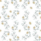 Piante, bacche e germogli - modello senza cuciture di vettore royalty illustrazione gratis Piante, bacche e germogli - modello senza cuciture di vettore royalty illustrazione gratis