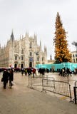 Piazza Duomo In Milan Stock Photo