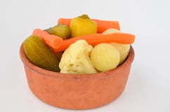 Pickled Vegetables Stock Photos