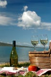 Picnic By The Sea Royalty Free Stock Photo Picnic By The Sea Royalty Free Stock Photo