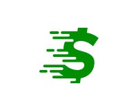 Pictogram Logo Design Element van het snelheids het Snelle Geld stock illustratie Pictogram Logo Design Element van het snelheids het Snelle Geld stock illustratie