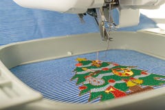 Picture Close up of embroidery machine Stock Image Picture Close up of embroidery machine Stock Image