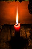 A picture of a lit candle. stock photos A picture of a lit candle. stock photos