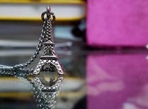 Eiffel Tower Necklace stock image Eiffel Tower Necklace stock image