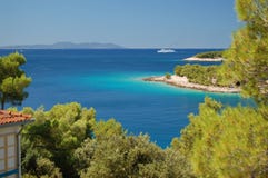 Picturesque Gorgeous Summer Landscape Of Dalmatian Royalty Free Stock Image Picturesque Gorgeous Summer Landscape Of Dalmatian Royalty Free Stock Image