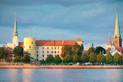 Picturesque View Of The Riga Castle, Latvia Royalty Free Stock Photo Picturesque View Of The Riga Castle, Latvia Royalty Free Stock Photo