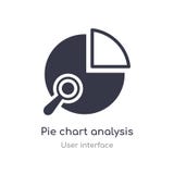 pie chart analysis interface outline icon. isolated line vector illustration from user interface collection. editable thin stroke royalty free illustration pie chart analysis interface outline icon. isolated line vector illustration from user interface collection. editable thin stroke royalty free illustration