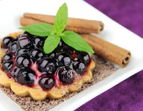 Pie With Fresh Berries Royalty Free Stock Photos