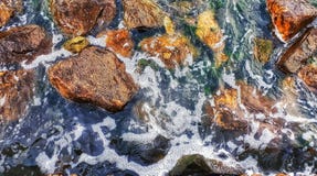 Pierres dans le beatch image stock Pierres dans le beatch image stock