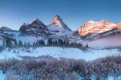 pierwszy śnieg Wspina się Assiniboine, jest ostrosłupowym szczytowym górą lokalizować na Wielkim podziale, także znać jako Assini zdjęcia royalty free pierwszy śnieg Wspina się Assiniboine, jest ostrosłupowym szczytowym górą lokalizować na Wielkim podziale, także znać jako Assini zdjęcia royalty free