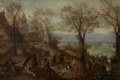 Pieter Stevens II - foire de pays illustration stock Pieter Stevens II - foire de pays illustration stock