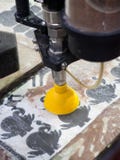 Piezas waterjet de la alta exactitud del corte de la alta precisión de automotiv imagenes de archivo Piezas waterjet de la alta exactitud del corte de la alta precisión de automotiv imagenes de archivo