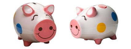 Piggy Bank. Money Saving Ideas. Stock Photos