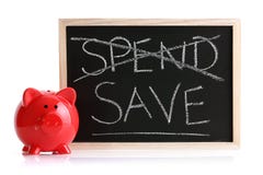 Piggy bank spend or save