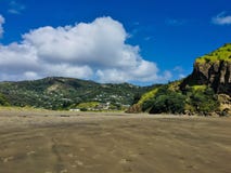 Piha plaża, NZ fotografia stock Piha plaża, NZ fotografia stock