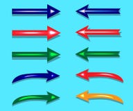 Pijlen, wijzers, navigatie voor uw ontwerp stock illustratie Pijlen, wijzers, navigatie voor uw ontwerp stock illustratie