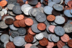 Pile of Assorted US Coins Pile of Assorted US Coins