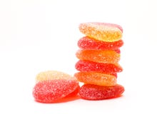 Pile From Fruit Candy Stock Image