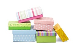 Pile of gift boxes royalty free stock photos Pile of gift boxes royalty free stock photos