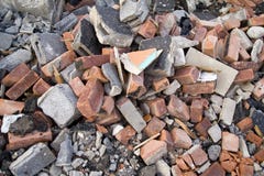 Pile Of Discarded Bricks Stock Photography Pile Of Discarded Bricks Stock Photography