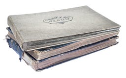 Pile Of Old Photograph Albums Royalty Free Stock Photography