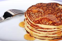 Pile Of Pancakes Royalty Free Stock Image