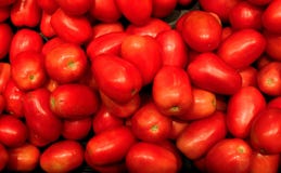 Pile of Red Fresh Grape Tomatoes royalty free stock photography Pile of Red Fresh Grape Tomatoes royalty free stock photography