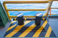 Pilier de borne de bateau, bateau photos libres de droits Pilier de borne de bateau, bateau photos libres de droits