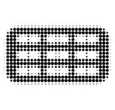 Pill Blister Halftone Dotted Icon stock illustration Pill Blister Halftone Dotted Icon stock illustration