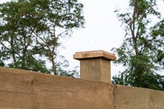 Pillar of wooden fence royalty free stock images Pillar of wooden fence royalty free stock images
