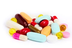 Pills Vitamin Supplement Royalty Free Stock Image