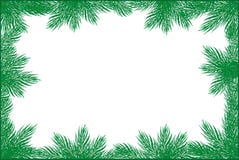 Pine frame vector illustration Pine frame vector illustration